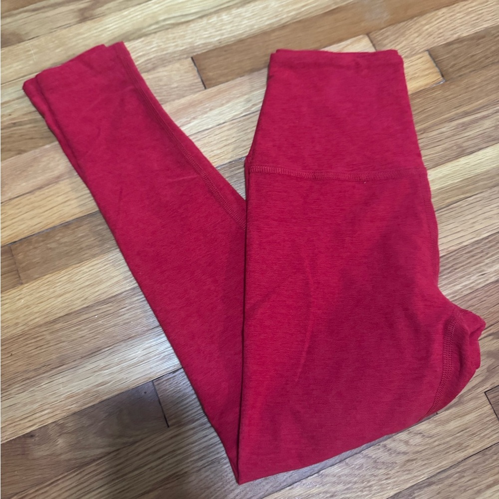 Beyond Yoga Red Leggings